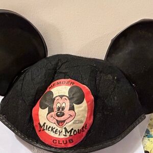 Vintage Mickey Mouse Cap with Ears